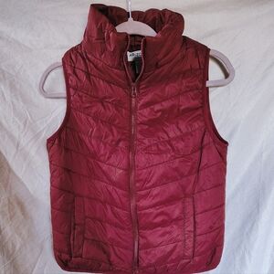 Arizona Jean Company Kids Burgundy Quilted Vest